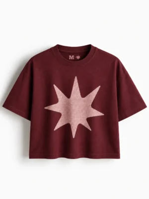 Palomar Burgundy Boxy Tee