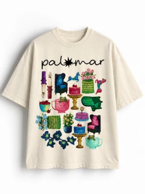 Palomar Cream Oversized Tee